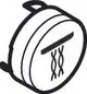 Hansgrohe-HG-Druckknopf-Symbol-Whirl-schwarz-92575610 gallery number 1